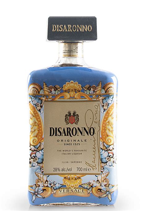 bottiglia amaretto di saronno versace|Disaronno Versace Limited Edition Amaretto with Two Glasses.